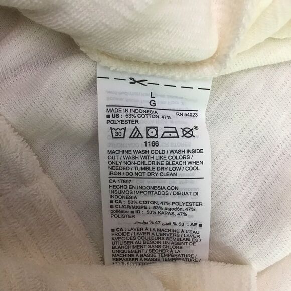 OLDNavy terrycloth Ecru shortall resort wear beach coverup summer vacation large - Picture 8 of 13